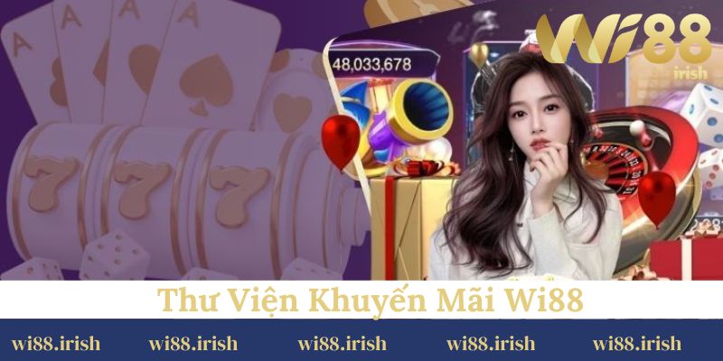 Thư viện khuyến mãi Wi88 đồ sộ, hấp dẫn